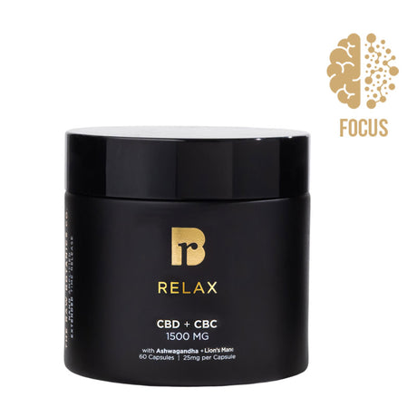 RELAX & Focus | Lion’s Mane Mushroom & Ashwagandha