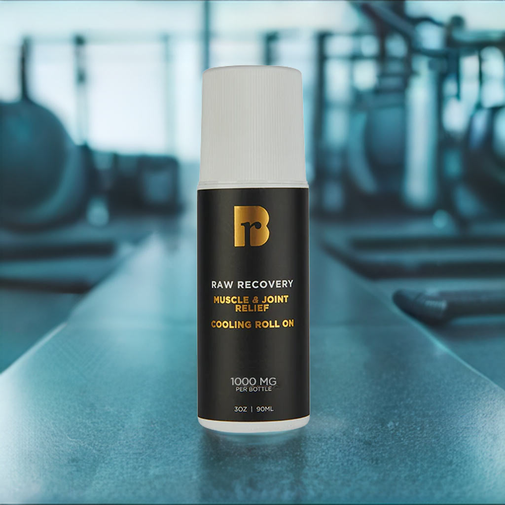 Raw Recovery Cooling Roll-on | CBD, Menthol, Lavender, White Camphor, and Rosemary