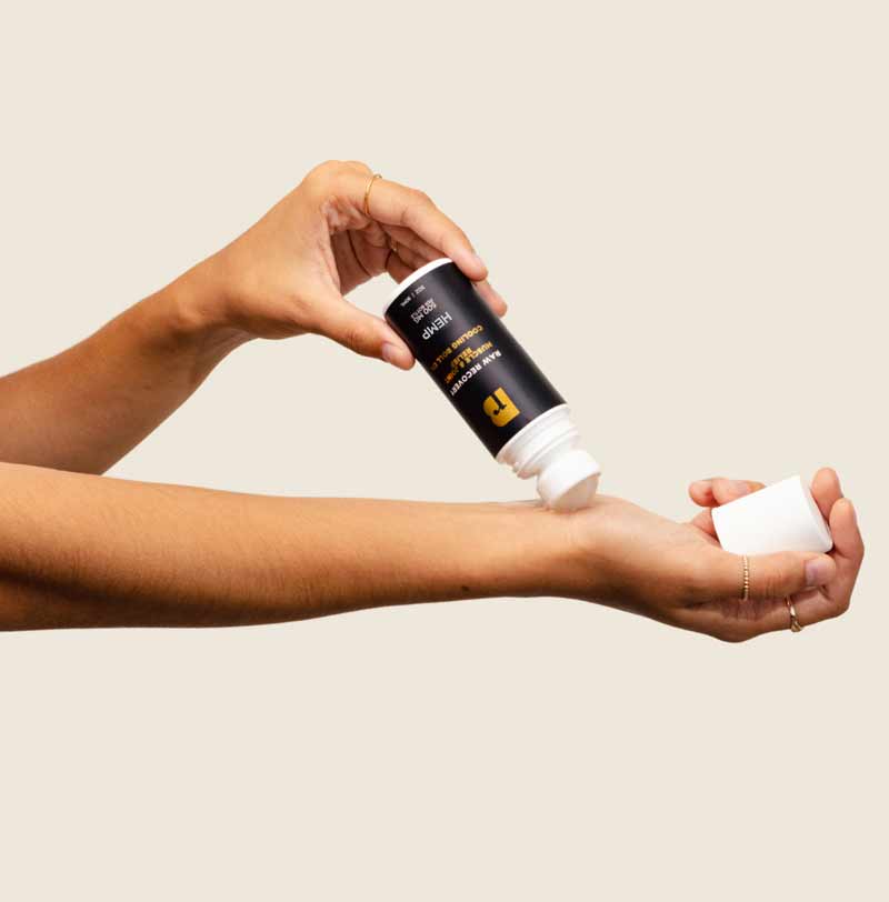 Raw Recovery Cooling Roll-on | CBD, Menthol, Lavender, White Camphor, and Rosemary