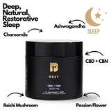 REST & Refresh | Reishi Mushroom, Chamomile, Passion Flower, CBD & CBN Softgels