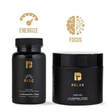 MENTAL MASTERY BUNDLE - Rise & Energize | Relax & Focus Mushroom, CBD, & CBC Softgels